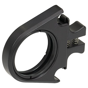QRC1A - Drop-In 30 mm Cage Mount, Spring-Loaded Clamp, 0.30in Thick, 2 Retaining Rings
