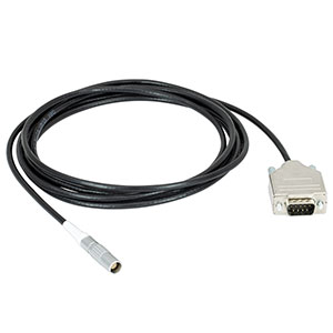 PAA622 - APT Piezoelectric Feedback Converter Cable - Male D-type to Female LEMO Connectors, 3.0 m Long