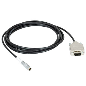 PAA622 - Piezoelectric Feedback Converter Cable - Male D-type to Female LEMO Connectors, 3.0 m Long