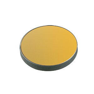ME1-M01 - Ø1in Protected Gold Mirror, 3.2 mm Thick