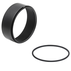 SM3L10 - SM3 Lens Tube, 1in Thread Depth, One Retaining Ring Included
