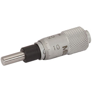 148-205ST - 6.5 mm Travel Micrometer Head with 10 µm Graduations, Spherical Tip