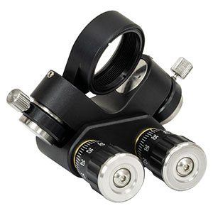 GMB1/M - Ø25.4 mm Full Gimbal Mount, Metric, 360° Adjustable, One Retaining Ring Included