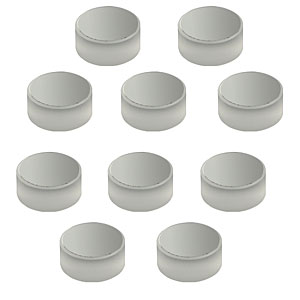 PF05-03-P01-10 - Ø1/2in Protected Silver Mirror, 10 Pack