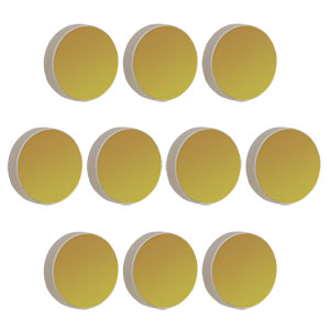 PF20-03-M01-10 - Ø2in Protected Gold Mirror, 10 pack
