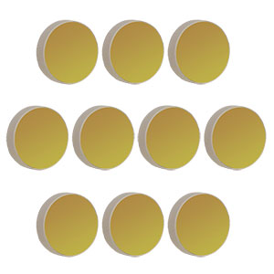 PF20-03-M01-10 - Ø2in Protected Gold Mirror, 10 pack