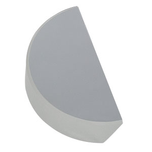 PFD10-03-F01 - Ø1in UV-Enhanced Aluminum D-Shaped Mirror