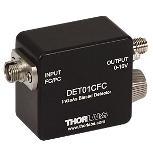 DET01CFC - 1.2 GHz InGaAs FC/PC-Coupled Photodetector, 800 - 1700 nm, 8-32 Tap