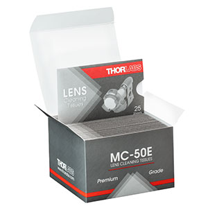 MC-50E - Lens Tissues, 25 Sheets per Booklet, 50 Booklets in a Closeable Box