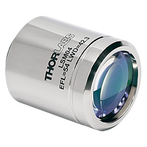 LSM04 - Scan Lens, 1250 to 1380 nm, EFL=54 mm