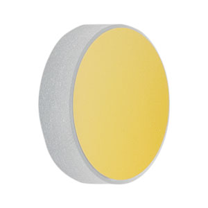 CM254-075-M01 - Ø1in Gold-Coated Concave Mirror, f = 75.0 mm
