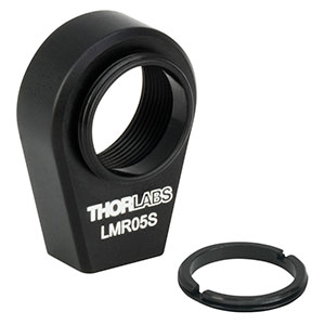 LMR05S - Ø1/2in Lens Mount with Internal and External SM05 Threads, 8-32 Tap
