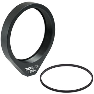 LMR4 - Lens Mount with Retaining Ring for Ø4in Optics, 8-32 Tap