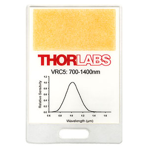 VRC5 - IR Detector Card, 700 - 1400 nm