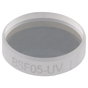 BSF05-UV - Ø1/2in UVFS Beam Sampler for Beam Pick-Off, ARC: 245-400 nm, 3 mm Thick