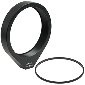 LMR100/M - Lens Mount with Retaining Ring for Ø100 mm Optics, M4 Tap