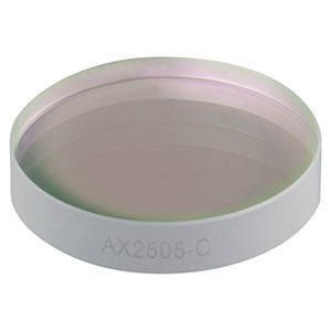 AX2505-C - 0.5°, 1050 - 1700 nm AR Coated UVFS, Ø1in (Ø25.4 mm) Axicon