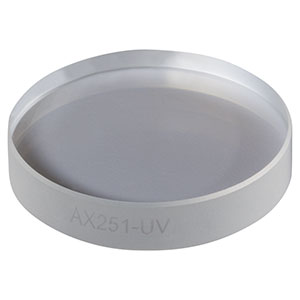AX251-UV - 1.0°, 245 - 400 nm AR Coated UVFS, Ø1in (Ø25.4 mm) Axicon