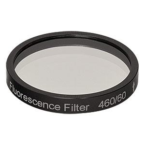 MF460-60 - BFP Ø25 mm Emission Filter, CWL = 460 nm, BW = 60 nm