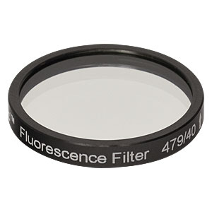 MF479-40 - CFP Ø25 mm Emission Filter, CWL = 479 nm, BW = 40 nm