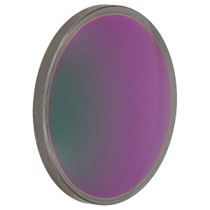 LA8020-E - Ø1in Si Plano-Convex Lens, f = 100.0 mm, AR-Coated: 2-5 µm 