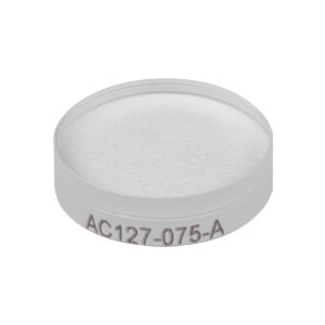 AC127-075-A - f = 75 mm, Ø1/2in Achromatic Doublet, ARC: 400 - 700 nm