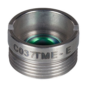 C037TME-E - f = 1.873 mm, NA = 0.85, Mounted Geltech Aspheric Lens, ARC: 3 - 5 µm