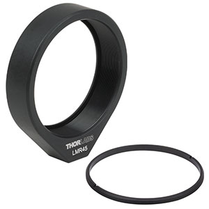 LMR45 - Lens Mount with Retaining Ring for Ø45 mm Optics, 8-32 Tap