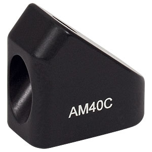 AM40C - 40° Angle Block, #8 Counterbore, 8-32 Post Mount
