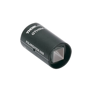 GTH5M-A - Mounted Glan-Thompson Calcite Polarizer, 5 mm x 5 mm Clear Aperture, 350 - 700 nm AR Coating