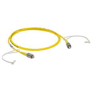 P1-SMF28E-FC-1 - 	Single Mode Patch Cable, 1260-1625 nm, FC/PC, Ø3 mm Jacket, 1 m Long