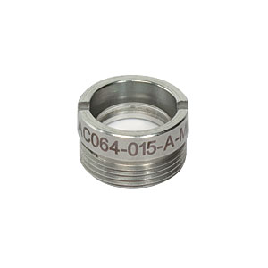 AC064-015-A-ML - f=15 mm, Ø6.35 mm Achromatic Doublet, M9x0.5 Threaded Mount, ARC: 400-700 nm