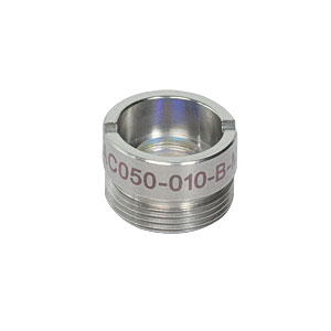 AC050-010-B-ML - f=10 mm, Ø5 mm Achromatic Doublet, M9x0.5 Threaded Mount, ARC: 650-1050 