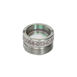 AC064-013-C-ML - f=13 mm, Ø6.35 mm Achromatic Doublet, M9x0.5 Threaded Mount, ARC: 1050-1620 nm 