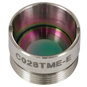 C028TME-E - f = 5.95 mm, NA = 0.56, Mounted Geltech Aspheric Lens, ARC: 3 - 5 µm