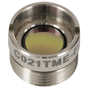 C021TME-F - f = 11.0 mm, NA = 0.18, Mounted Geltech Aspheric Lens, AR: 8 - 12 µm