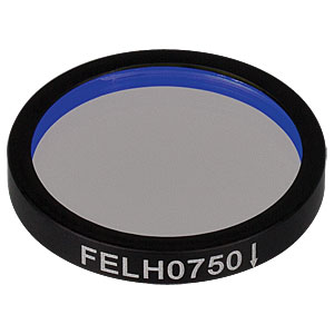 FELH0750 - Ø25.0 mm Longpass Filter, Cut-On Wavelength: 750 nm