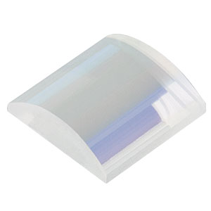 AYL108-B - f = 8.00 mm, L = 10.0 mm, H = 10.0mm, S-LAH64 Plano-Convex Acylindrical Lens, AR Coating: 650 - 1050 nm