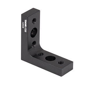 AB90B - Slim Right-Angle Bracket with Counterbored & 1/4in-20 Tapped Holes