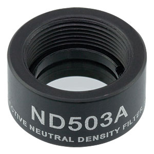 ND503A - Reflective Ø1/2in ND Filter, SM05-Threaded Mount, Optical Density: 0.3