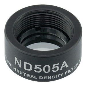 ND505A - Reflective Ø1/2in ND Filter, SM05-Threaded Mount, Optical Density: 0.5