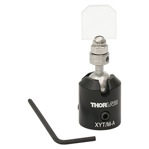 XYT/M-A - Post-Mountable Tweaker Plate, 2.5 mm Thick, ARC: 350-700 nm, M4 Tap