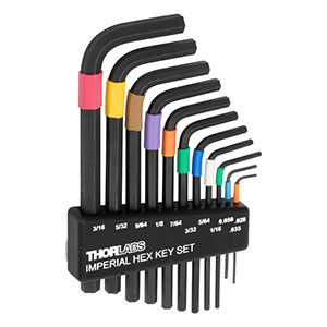 CCHK - 11-Piece Color-Coded Hex Key Set, Imperial