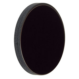 NE40B-A - Ø25 mm Neutral Density Filter, AR Coated: 350 - 700 nm, OD: 4.0