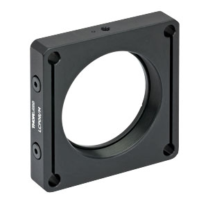 LCP08/M - 60 mm Cage Plate, SM2 Threads, Enhanced Clamping, 0.5in Thick, M4 Tap (One SM2RR Retaining Ring Included) 