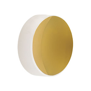 CM127-010-M01 - Ø1/2in Gold-Coated Concave Mirror, f = 9.5 mm