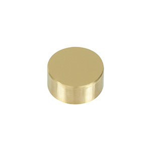 NB05-L01 - Ø1/2in CO<sub>2</sub> Laser Line Mirror, 10.6 µm, Bare Gold Coating