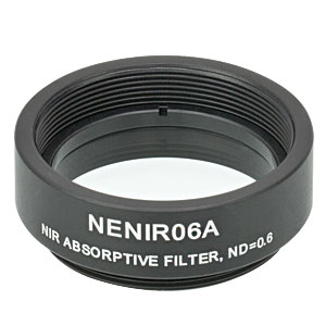 NENIR06A - Ø25 mm NIR Absorptive ND Filter, SM1-Threaded Mount, OD: 0.6