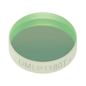 DMLP1180T - Ø1/2" Longpass Dichroic Mirror, 1180 nm Cut-On