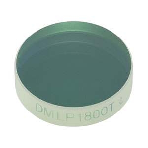 DMLP1800T - Ø1/2" Longpass Dichroic Mirror, 1800 nm Cut-On